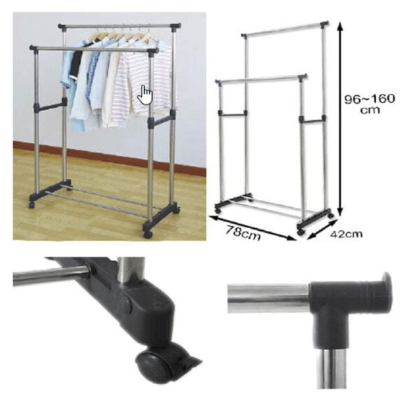 High Quality Stainless Steal Clothes Rack in Pakistan