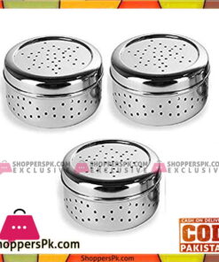 High Quality Stainless Steal Hole Dabbaa 3 Pcs Set