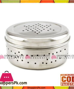 High Quality Stainless Steal Hole Dabba Large