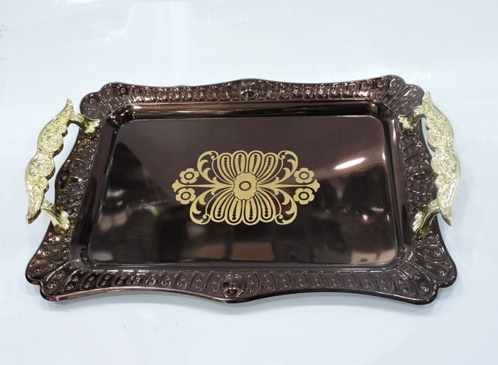 High Quality Stainless Steal Serving Tray 3 Pcs Set