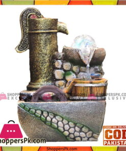 Home Decoration High Quality Small Waterfall With Runing Water Wheel