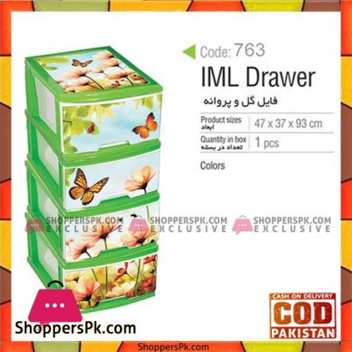 Imperial 4 Layer Plastic Cabinet Drawer