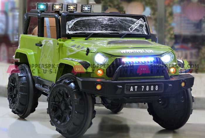 Kids Battery Operated Wrangler Jeep Xx Size 4 To 15 Years Old
