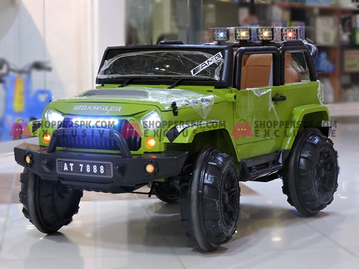 Kids Battery Operated Wrangler Jeep Xx Size 4 To 15 Years Old