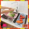 Kitchen Vegetable Rack Storage Drain Shelf Kitchen Sink Strainer Organizer