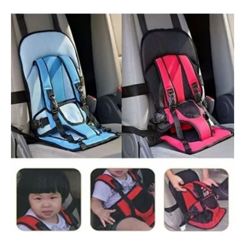 Multi-Function Baby Adjustable Car Cushion Seat With Safety Belt For Small Kids