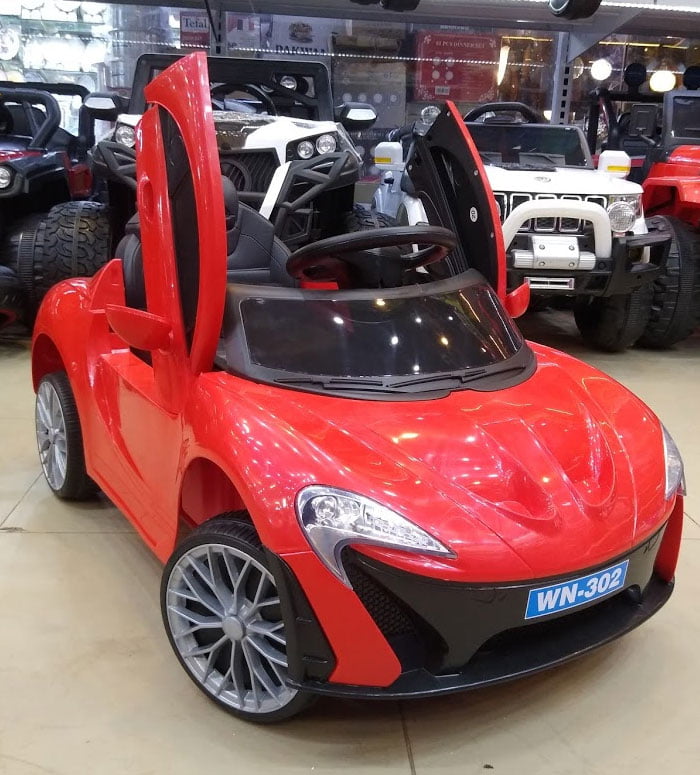 New Mclaren Kids Ride On Car Double Battery Double Motor With Swing 1 To 5 Years Kids