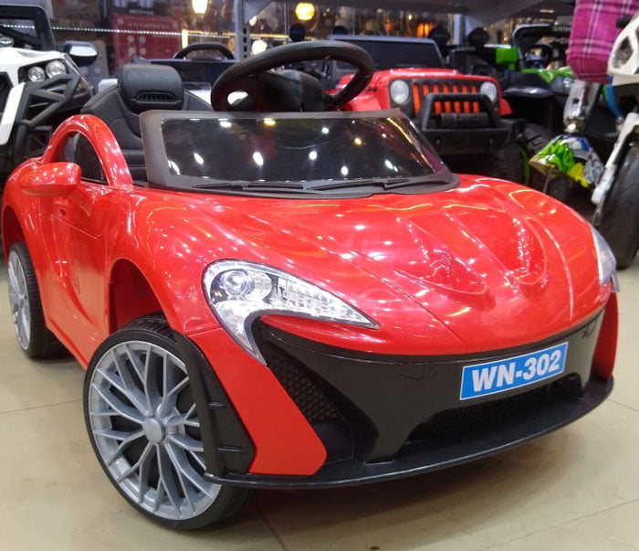 New Mclaren Kids Ride On Car Double Battery Double Motor With Swing 1 To 5 Years Kids