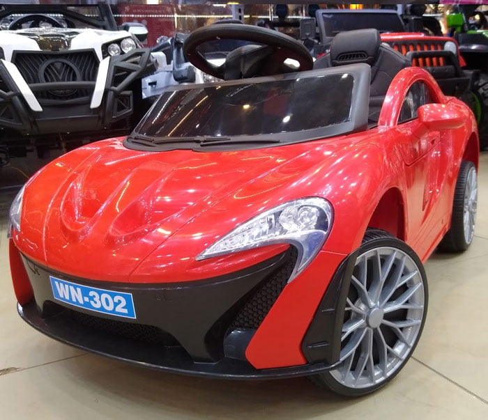 New Mclaren Kids Ride On Car Double Battery Double Motor With Swing 1 To 5 Years Kids