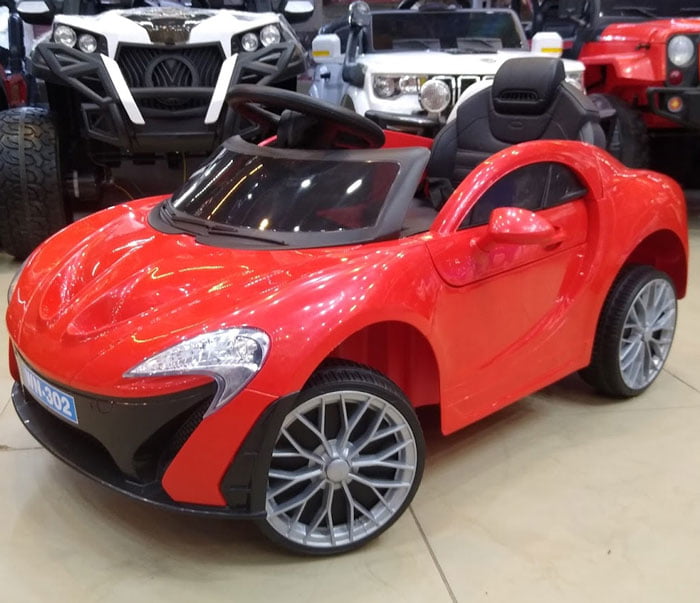 New McLaren Kids Ride On Car Double Battery Double Motor with Swing 1 to 5 Years Kids