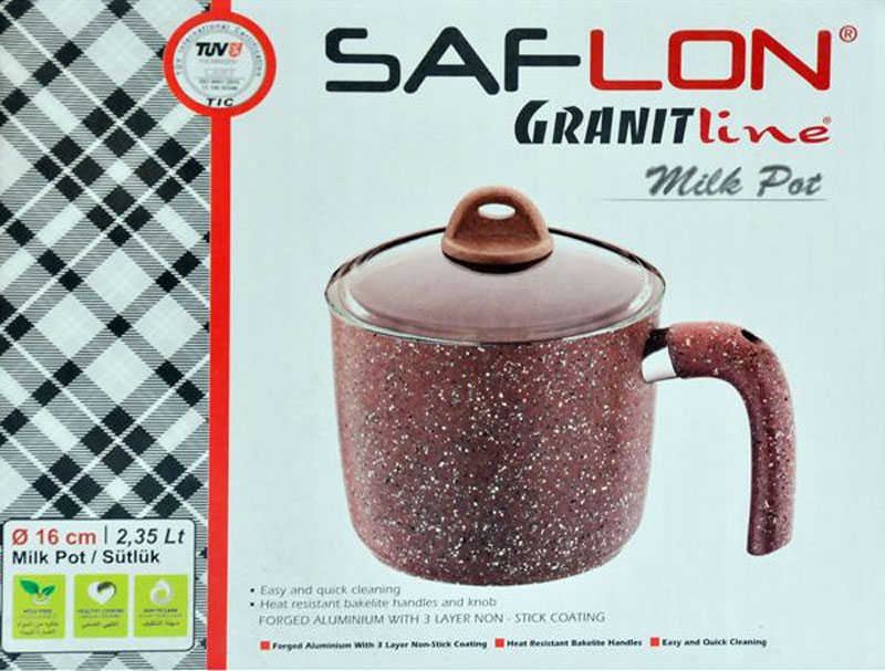 Saflon Milk Pot Granit Line Series Turkey Made