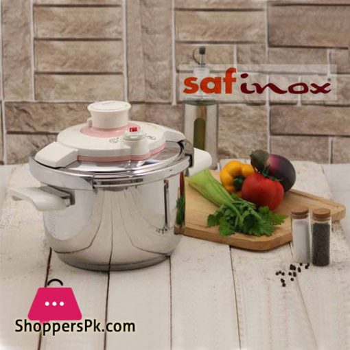Saflon Safinox Klipso Stainless Steel Induction Pressure Cooker 5 Liter