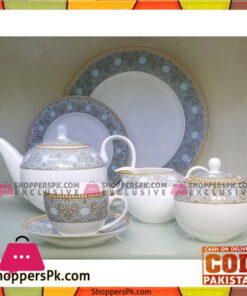 Solecasa 24 Pcs Tea Set - Ceramic Ware - Printed