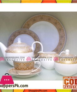 Solecasa 24 Pcs Tea Set - Ceramic Ware - Printed
