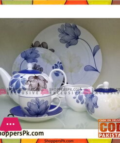 Solecasa 24 Pcs Tea Set - Ceramic Ware - Printed