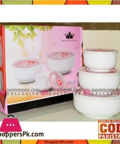 Solecasa Bowl Set With Lid - Set Of 3 - Ceramic