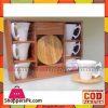 Solecasa Coffee Cups And Bamboo Saucers - Set of 6 - Ceramic
