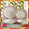 Solecasa Plate Set-24 Pcs-Ceramic-Floral Print