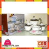 Solecasa Royal Tea Serving Set - Ceramic - 17 Pcs - Silver Touch