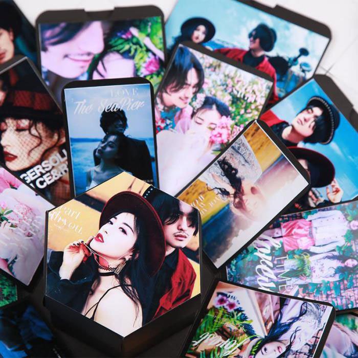Surprise Case Explosion Box Multilayer Surprise Diy Photo Album Hexagon For Gift
