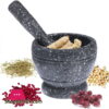 Unbreakable Mortar & Pestle Amamdasta Kitchen Utensil (Granite Grain)