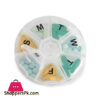 Weekly Pill Organizer 7 Day Pills Container Pill Reminder Case Travel Bpa-Free 