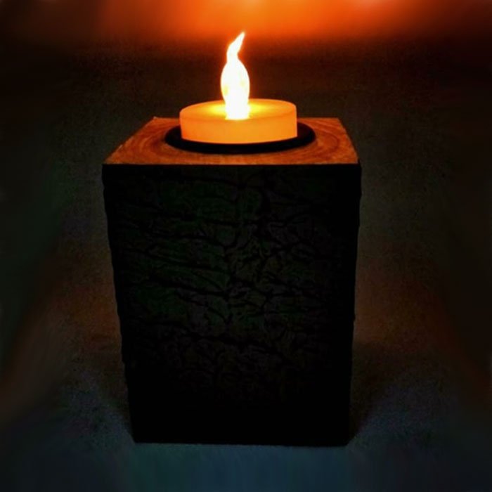 Wooden Material Candles Holder