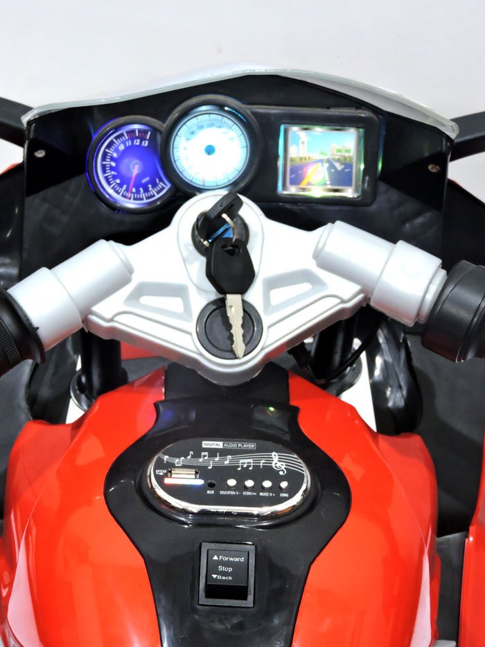 12V Battery Operated Electric Bike For Kids Hand Accelerator