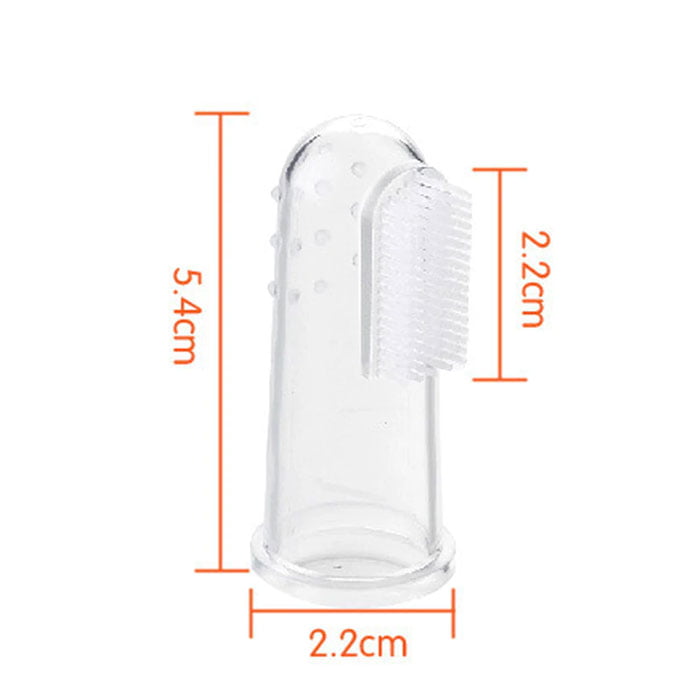 Baby Finger Toothbrush Safty Silicone Infant Deciduous Toothbrush With Cover