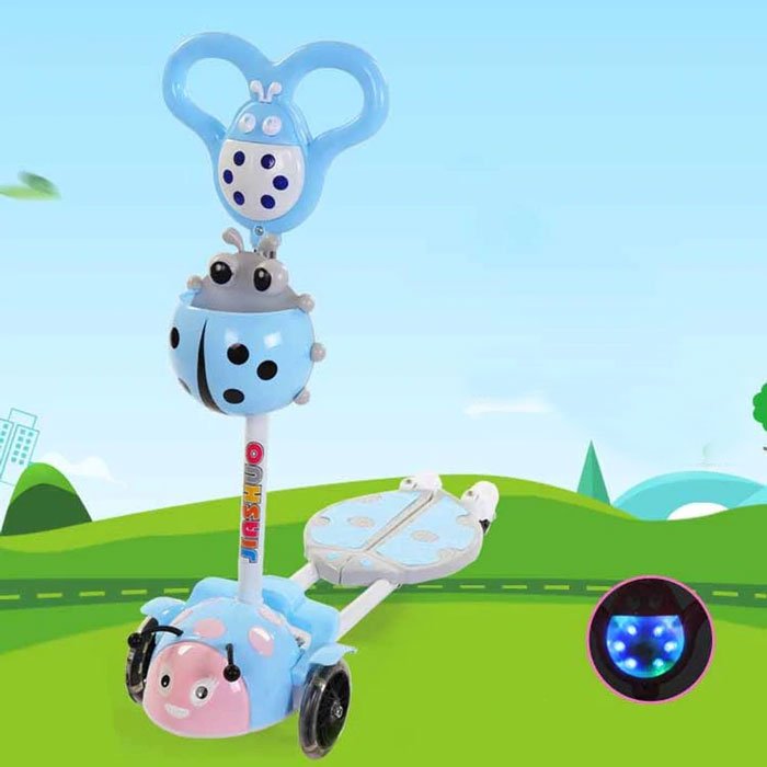 4-Wheel Skateboard With Led Light Wheels For Children