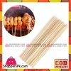 50Pcs Long Bamboo Skewers 12 inch BBQ Wooden Sticks