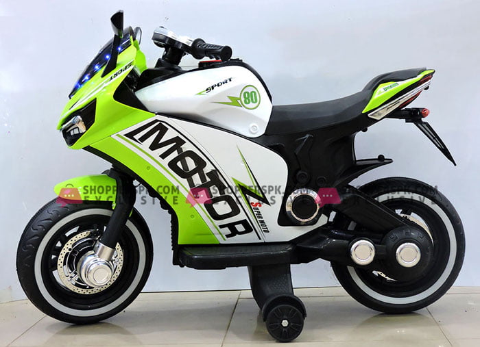 Yamaha R6 Battery Operated Kids Electric Bike Handle Race With Lighting Wheel 