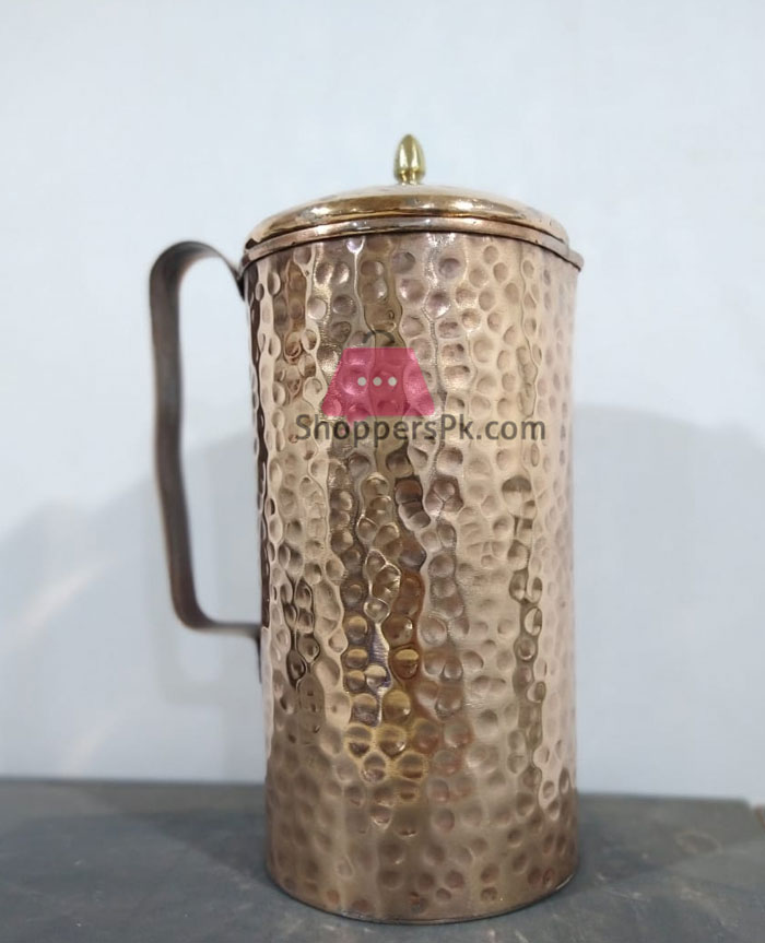 Best Quality 1 Liter Original Copper Jug With Lid