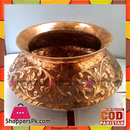 Best Quality Handicraft Original Copper Half Kg Serving Daig