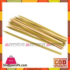 Best of Barbecue Wooden Hygienic  BBQ Grilling Kabob Skewers 12-inch Long, Set of 25