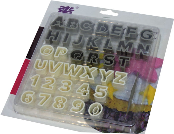 Cake Decoration Alphabets 36 Characters