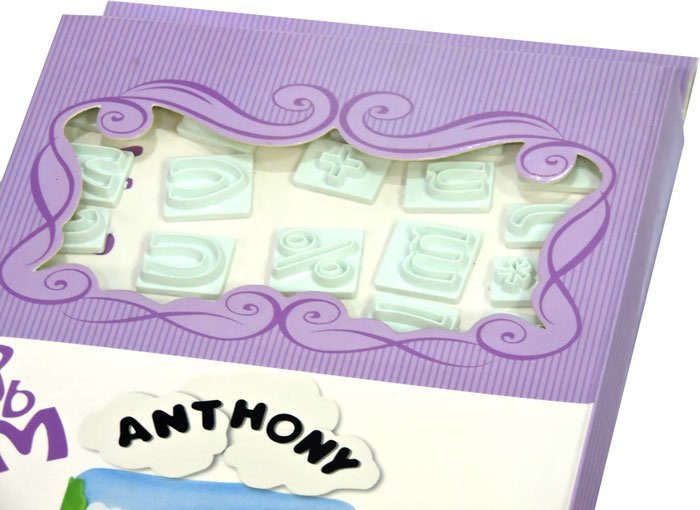 Cake Decoration Alphabets 64 Characters