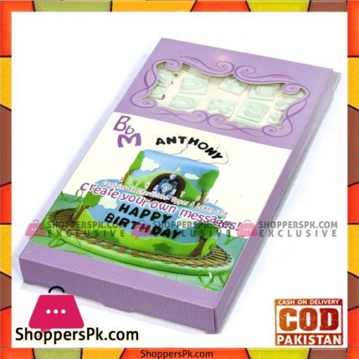 Cake Decoration Alphabets 64 Characters