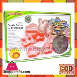 Cookie Cutter and Stencil Set 24 Piece