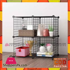 Intelligent Plastic Portable Grill + Cube Cabinet - 4 Cube