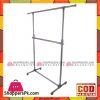 Double Pole Stainless Steal Clad Clothes Rack