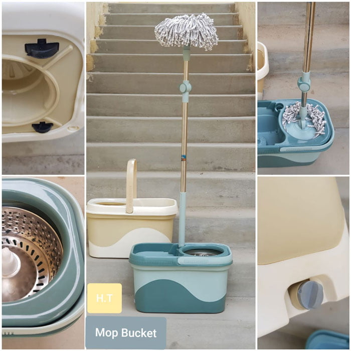 Dreamline Tub Mop Bucket With Wheels