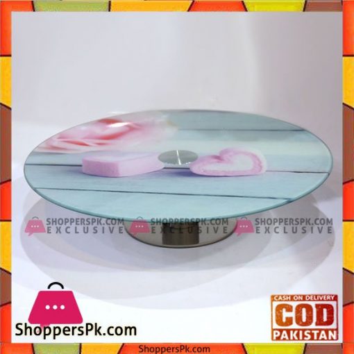 Fancy Colorful Plain Cake Stand 11.5 Inches