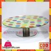 Fancy Colorful Plain Cake Stand 9.5 Inches