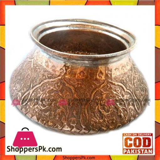 High Quality Handicraft Original Copper 5kg Serving Daig