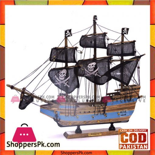 Table Decoration Wooden Material Pirate Ship