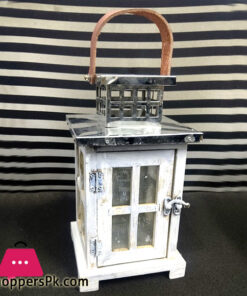 Home Decorative Wooden Antique Look Lantern Candle Holder