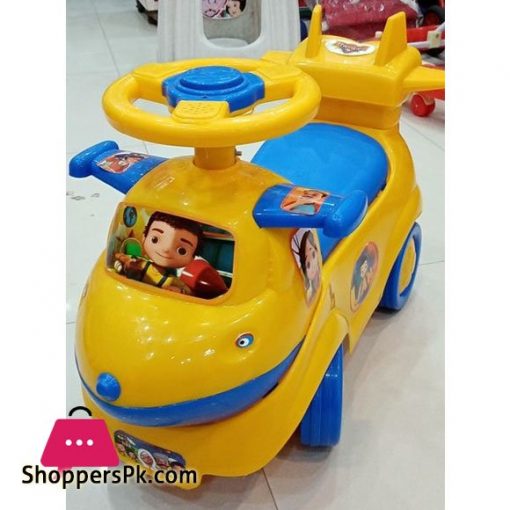Haenim Royal Car Mobile Kids Car Trolley Stroller Car with Foot Powered Fun Kids Ride Car