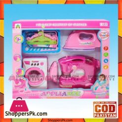 Kids Playing Battery Operated Household Appliances