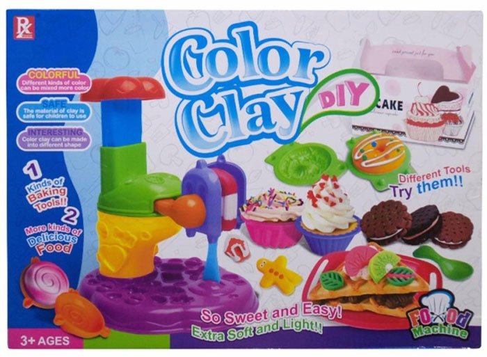 Kids Playing Color Clay Die